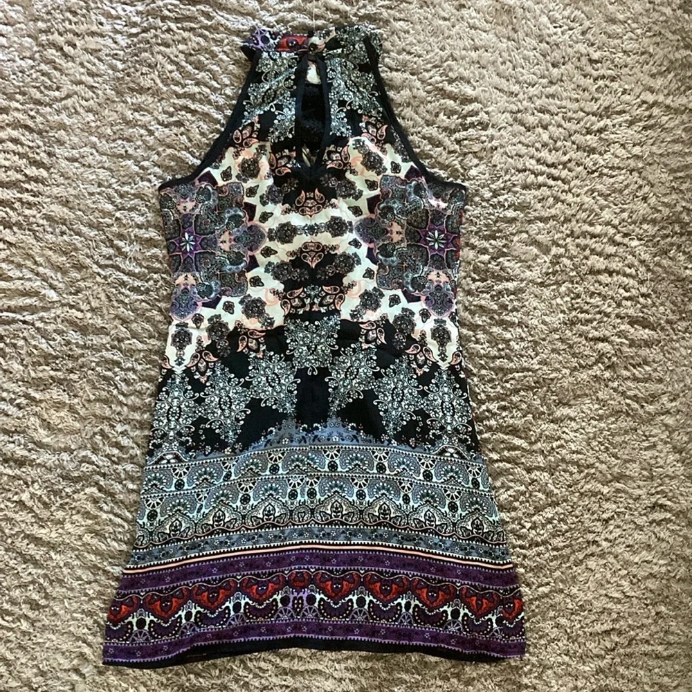 Xhilaration (juniors) Multicolor Patterned Dress - Picture 3 of 4